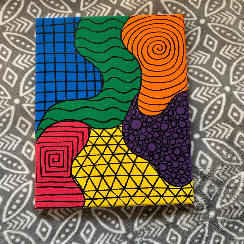 Colorful Sectioned Painting
